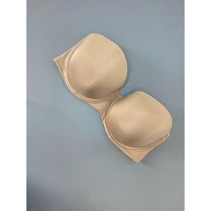 SOMA 38DD beige allura multiway bra underwire lightly‎ lined strapless bra